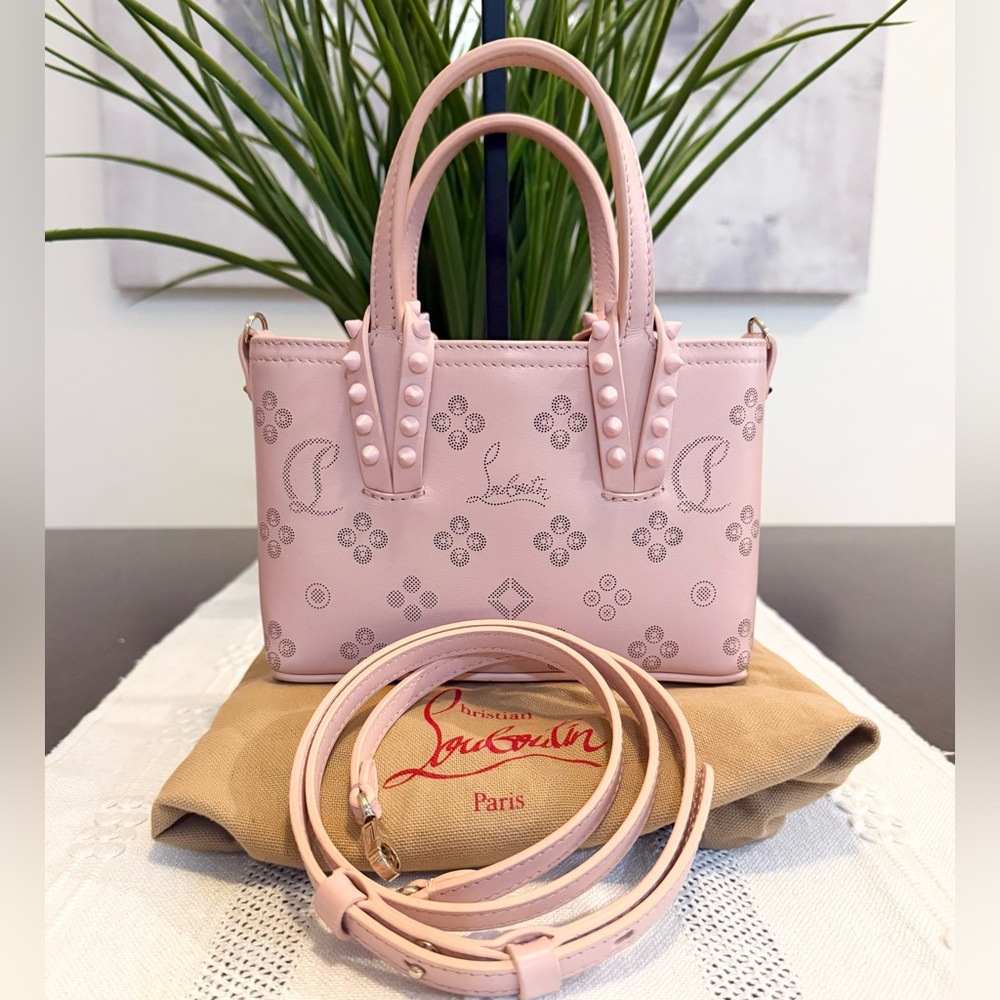 Christian Louboutin Cabata Nano Perforated Bag